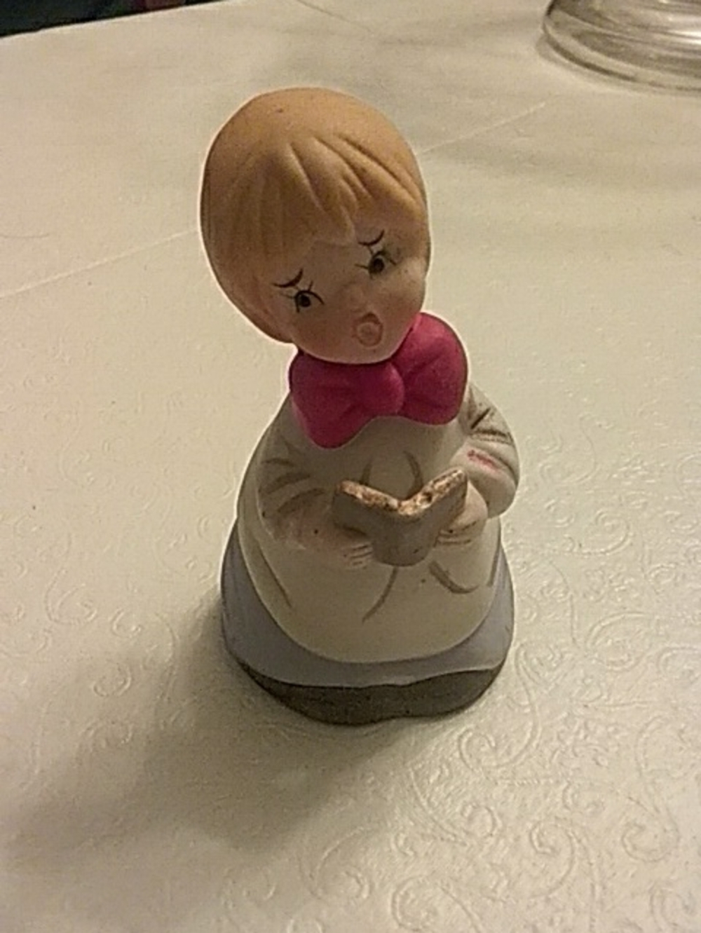 Jasco 1978 Merri-Bells Boy Caroler Porcelain Vintage